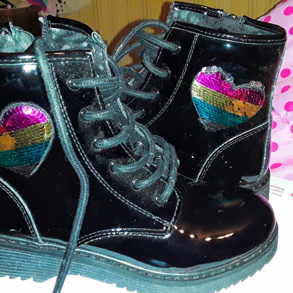 Girls Children's Place Flip Sequin Boots